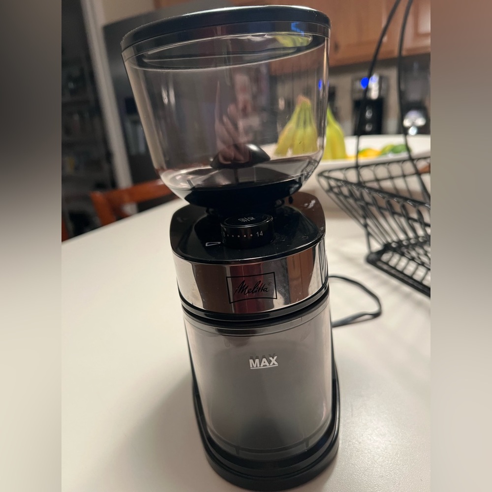 Melitta coffee grinder. Used once